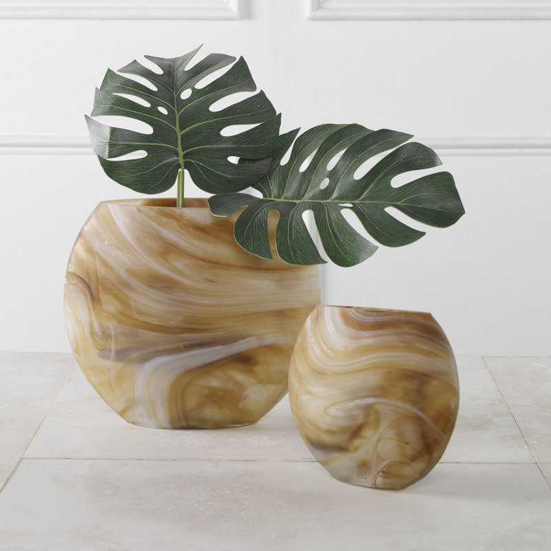 Glass Table Vase - Set of 2