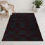 Tapis d'intérieur et d'extérieur à carreaux brun-204711630