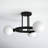 Eveliina Glass Semi Flush Mount-1511907444