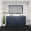 Ensemble de meuble-lavabo double 60 po X P 22 po D et 58 po Miroir