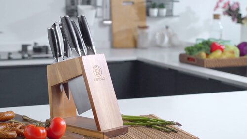 Othello Classic 6-piece Knife Set With Wooden Block Kitchen Knives