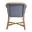 Portofino 18.75 in. Seat Height Rattan Arm Chair, White & Gray-199067112