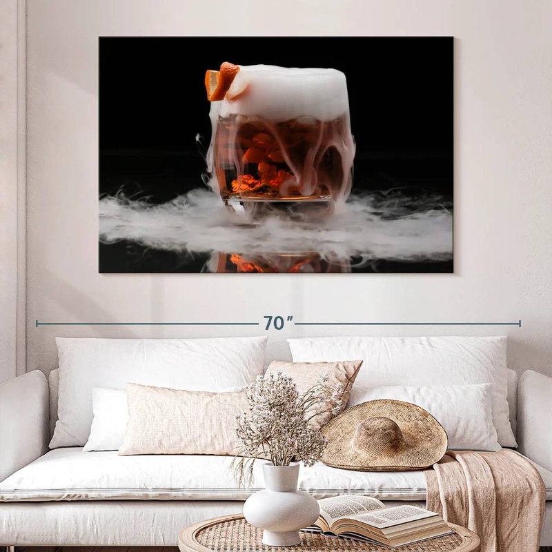 Yarlin Dry Ice Cocktail, 34" H x 51" W