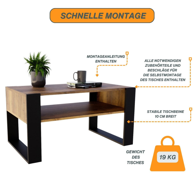 Adwita Coffee Table with Storage