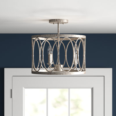 Plafonnier semi-encastré 3 lumières Alverstone