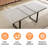 Extendable Pedestal Dining Table with U-Metal Legs, Smooth Glide Mechanism, Space Saving For Small Areas, Kitchen Home Table Furniture (1 Table)-1640693558