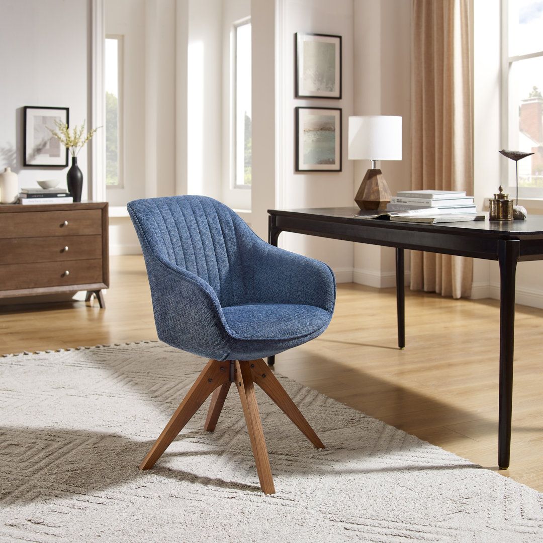 Upholstered Swivel Armchair