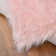 Haja Pink Fluffy Faux Sheepskin Fur Shag Area Rug