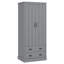 Bristol 2 Door 2 Drawer Wardrobe-103840083