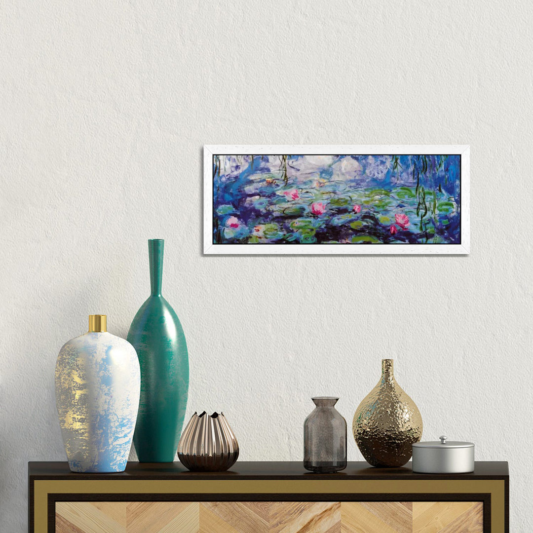 Nympheas by Claude Monet - Panoramic Painting on Canvas