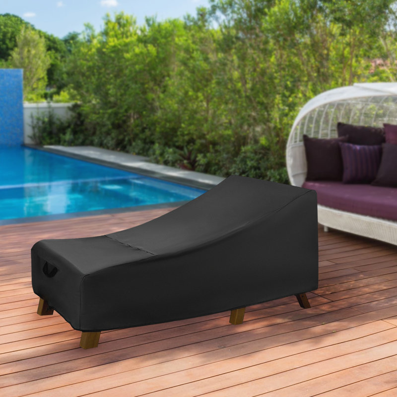 Outdoor Patio Chaise Lounge Cover, 30" H x 68" W x 30" D