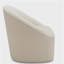 Fauteuil pivotant Anson Boucle