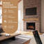 Uptown Infrared Electric Fireplace Insert Heater, Compatible with Alexa & Google Home-923610684