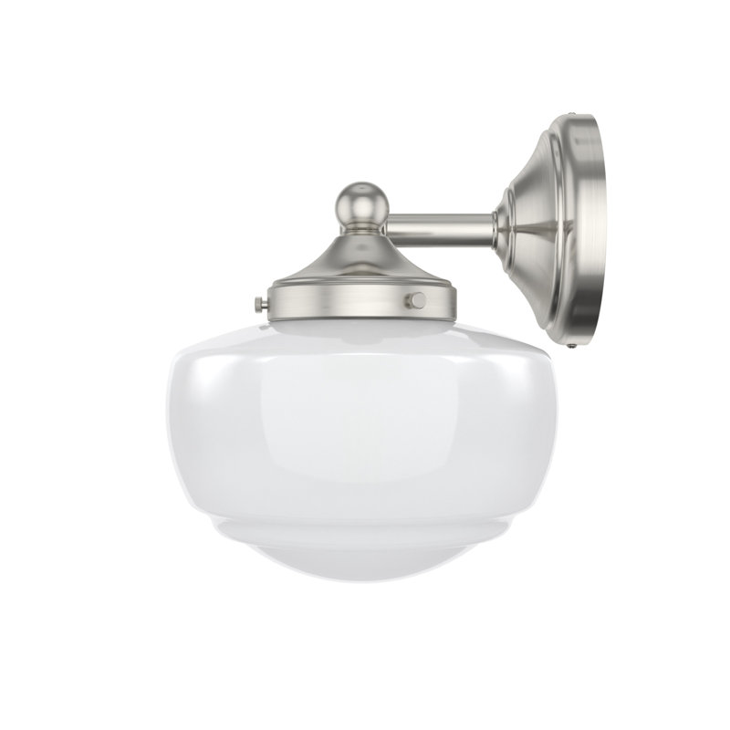 Saddle Creek 2-Light Dimmable Vanity Light, Brushed Nickel