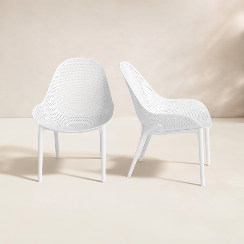 Chaise de patio Farrah, Blanc
