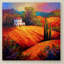 «Tuscan Villa Evening» par Kucera, reproduction d'art sur toile tendue-22071686