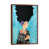Classic Brown Wood Floater Framed