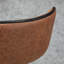 Bety Swivel Upholstered Adjustable Height Counter Stool with Metal Frame