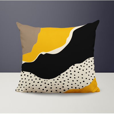 Toni Abstract Outdoor Reversible Throw Pillow
