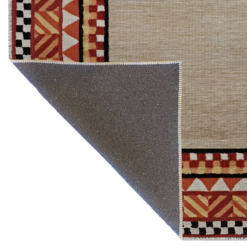 Tapis décoratif multicolore Mira, Tapis de couloir 3 pi 3,37 po x 9 pi 10,11 po
