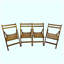 Chaise pour événement spécial pliante en bois à lattes Furniture, blanc, ensemble de 4 Chaise pour événement spécial pliante en bois à lattes Furniture - bois, ensemble de 4, CHAISE PLIABLE-971279898