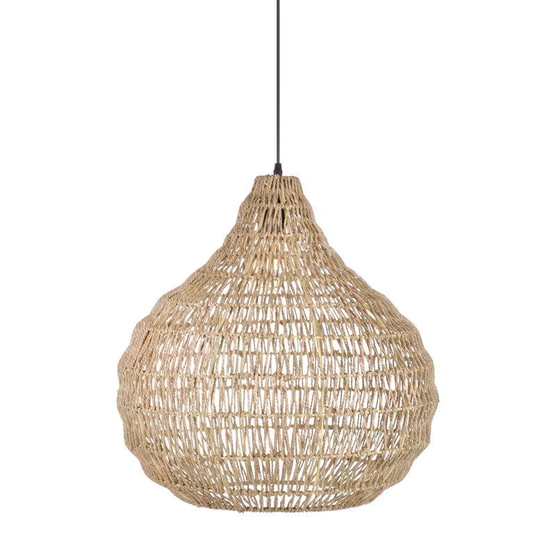 Luminaire suspendu en forme de larme à 1 lumière Aistis, H 15,74 po x l 15,74 po x P 15,74 po