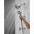Arvo 14 Series Chrome Bathtub Shower Faucet Set with In2ition 2-in-1 Dual Shower Head with Handheld Spray Combo, Valve Trim Kit, Chrome (Valve Included)-58972588