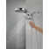 Hydrorain 5 Spray Dual Shower Head and Handheld Shower with Lumicoat and H2Okinetic 1.75 GPM