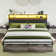 Aydin LED Bed Frame with Drawers and Charging Station