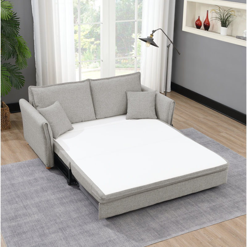 Cadnite Upholstered Sofa with Sleeper in Gray