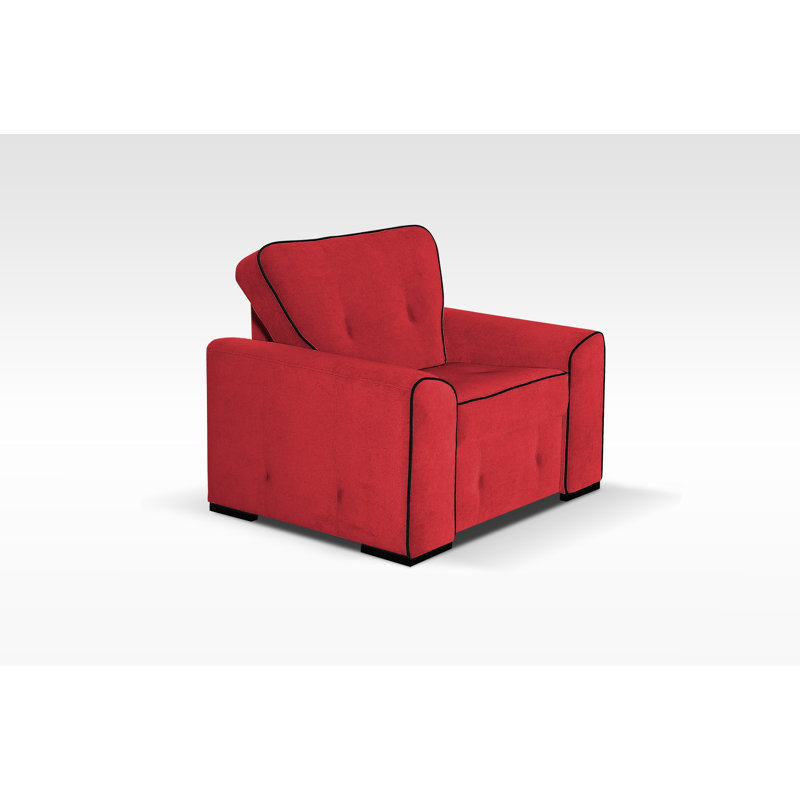 Auster Sofa Bed, Dark Red