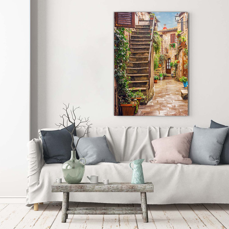 Italian Streets - Wrapped Canvas Print