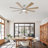 Vaczon 72" Smart Dimmable LED Ceiling Fan with 3CCT LED Lights, 6-Speed Reversible DC Motor, Timer, Remote and App Control-1351850966