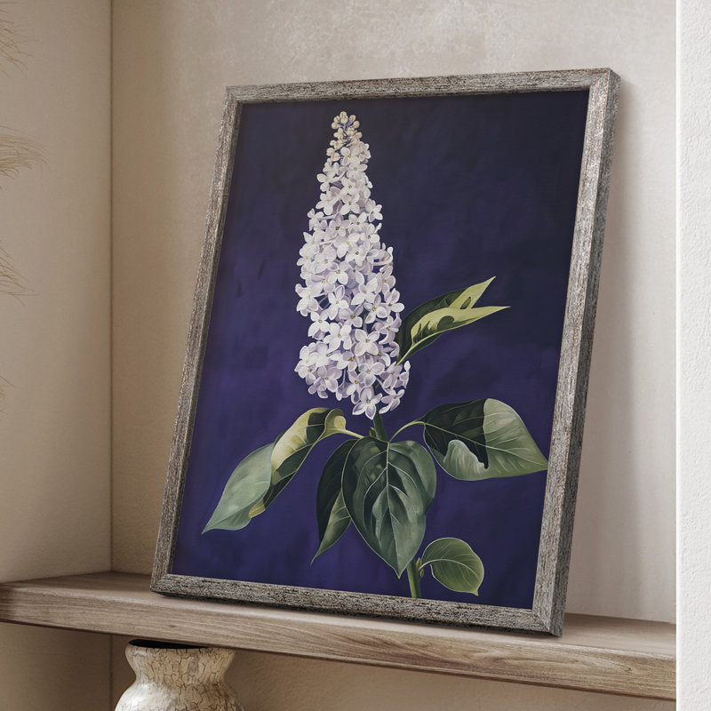 "FLORAL Series CCXL III", H 11 po x l 9 po