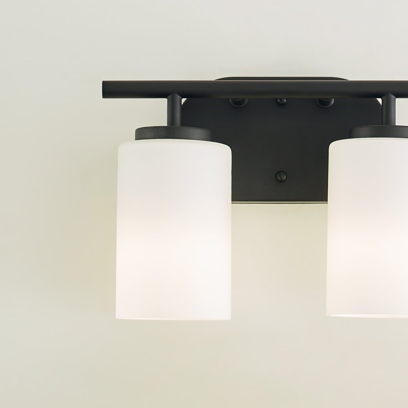 Oslo 2 - Light Dimmable Vanity Light, 100W Medium, No, Midnight Black