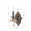 Applique murale à 1 lumière Abagail-20319672-20319678