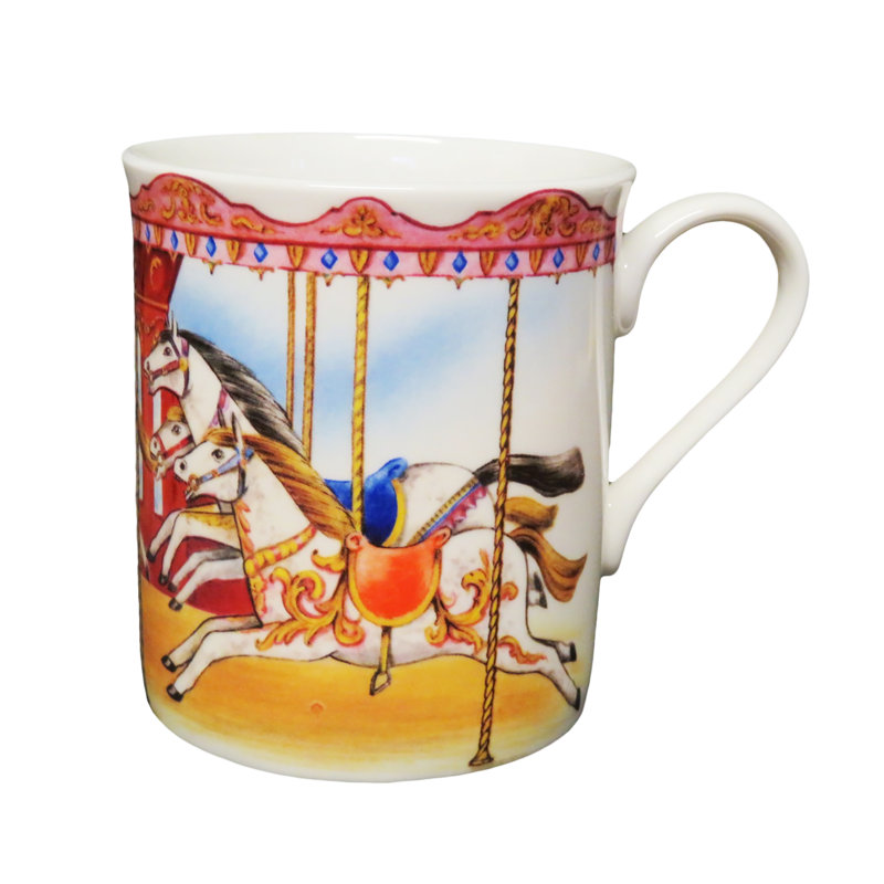 Saltash Carousel Bone China Mug