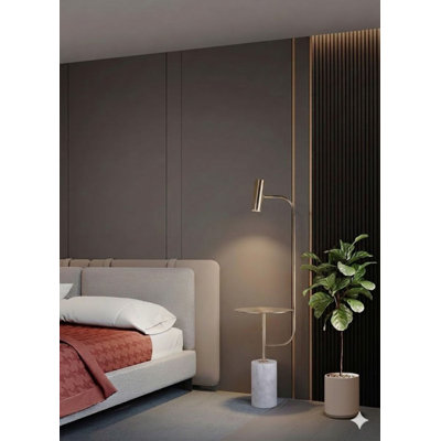 Modern 1 Light Marble Base Table Lamp