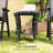 Outdoor Side Table,Wicker Outdoor Coffee Table-497022943