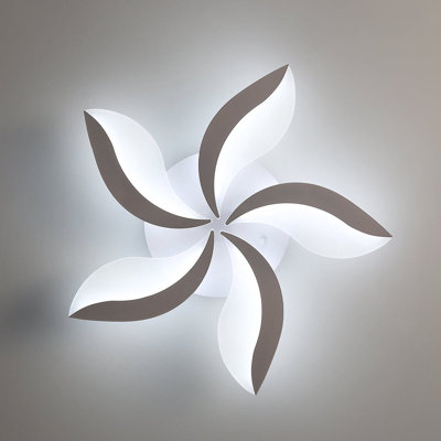 Julann Acrylic LED Semi Flush Mount
