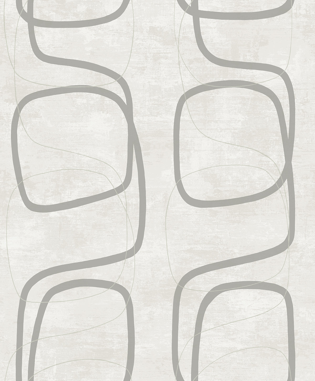 Lianna Modern Abstract Wallpaper, Gray
