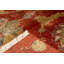 Floral Area Rug in Rust/Yellow