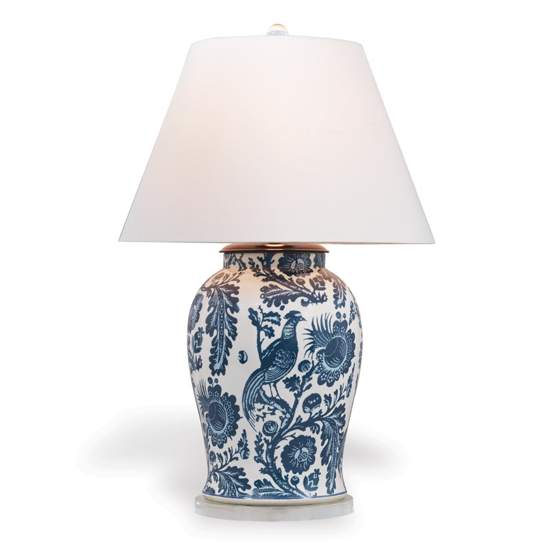 Scalamandre Table Lamp, Indigo