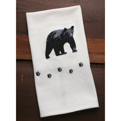 Serviette de cuisine à motif ours