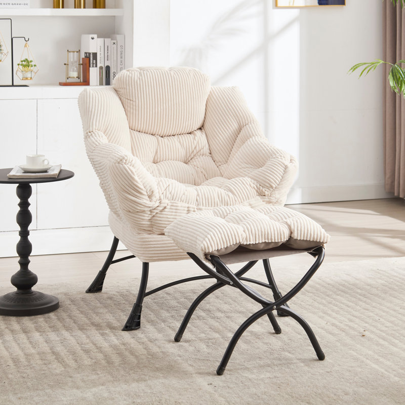 Fauteuil Lazy, Blanc