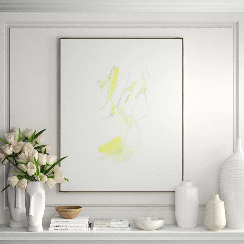 Spotlight On II Print by Helen Parker, 51.5" H x 41.5" W x 1.5" D, Glass Coat