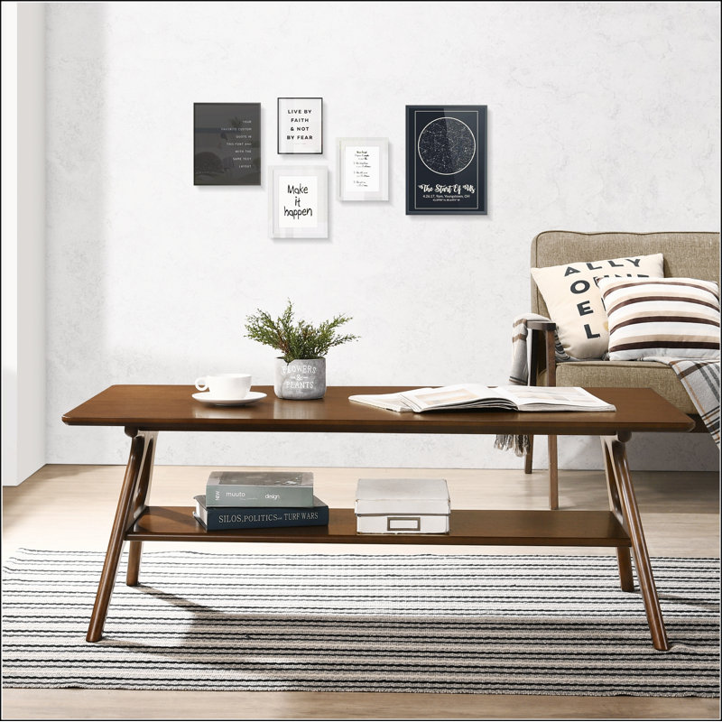Table basse de salon en verre trempé transparent, 2 couches