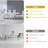 70.08" Faux Marble Dining Table With Stainless Steel Base-476719118-476719113