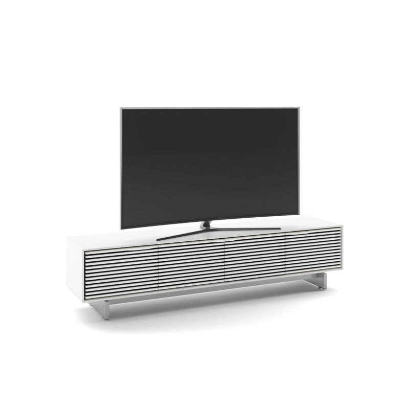 Align Media Console, 19"H x 81"W x 18"D, Satin White