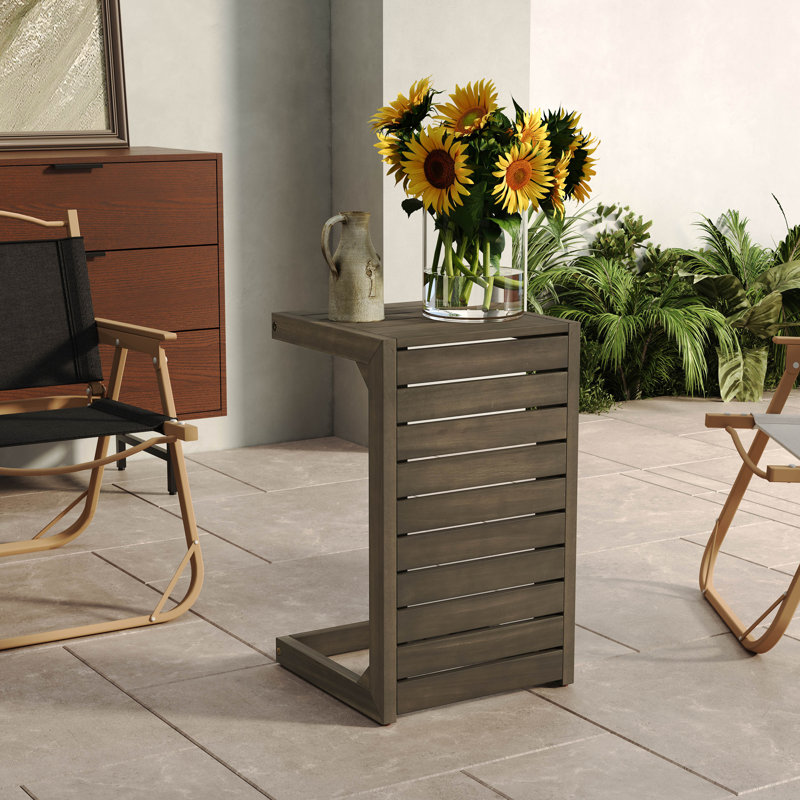 C-shape end table